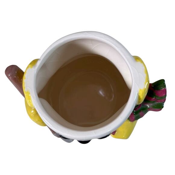 Houston Harvest Snowman Cookie Jar Christmas Ceramic Canister Vintage Holiday 7” - Picture 8 of 15